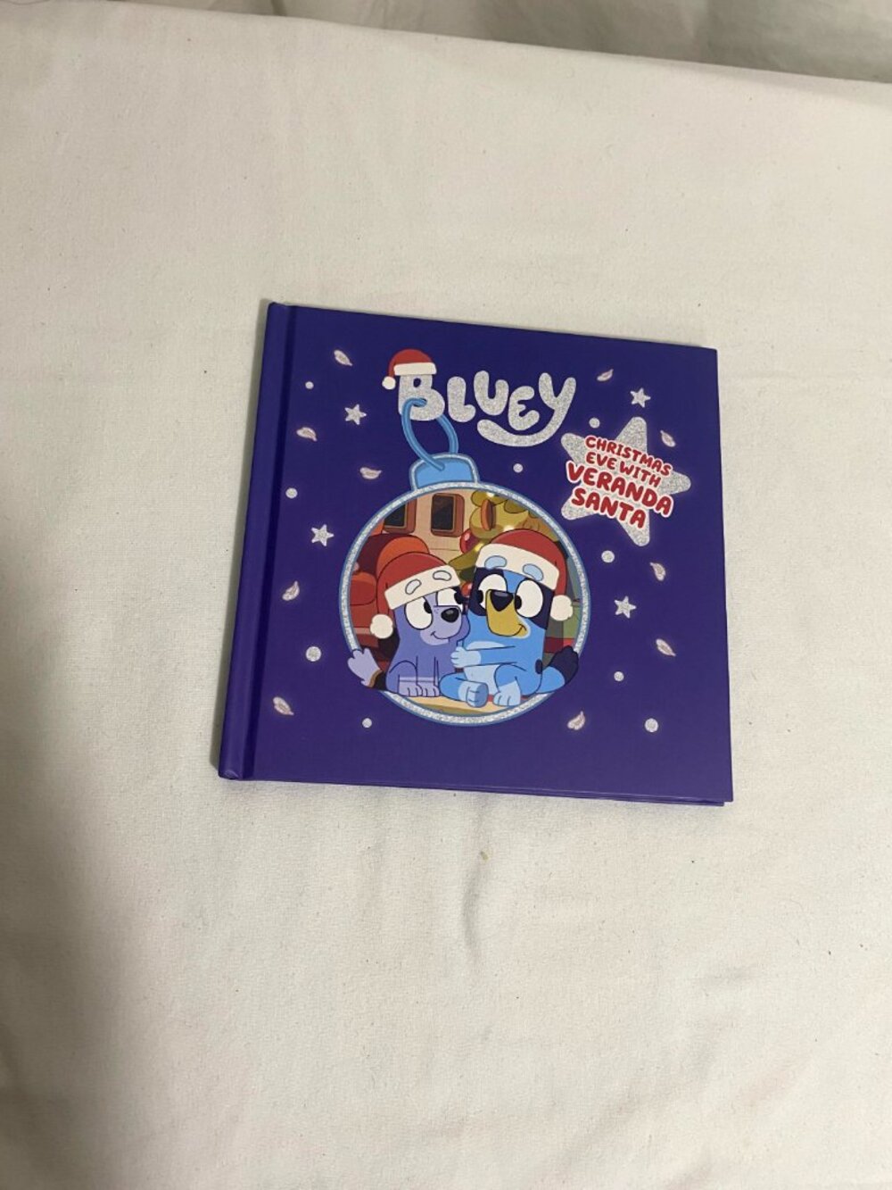 Bluey Christmas Eve with Veranda Santa Board Book BBC Kids Holiday Story Book